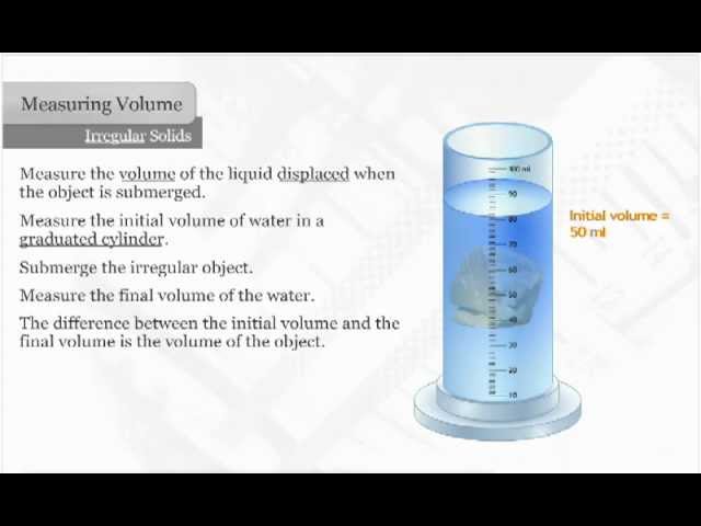 How Do You Measure Volume of a Solid?