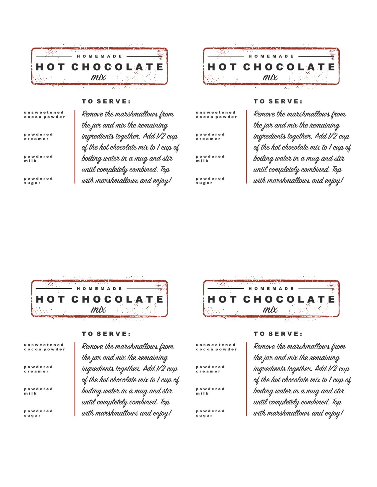 How to Measure Ingredients for Hot Chocolate?