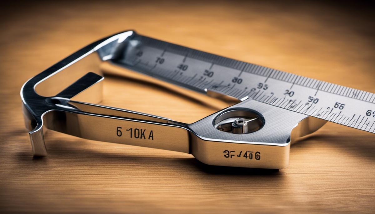 Image of measuring tape and body calipers